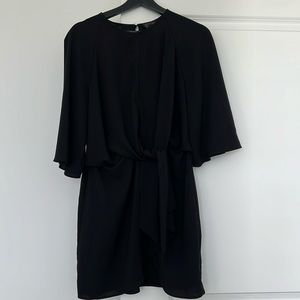 Black dress with tie